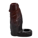 WATCH VIDEO Black Penis Sleeve- S8111 (Black) (USA PRICE)