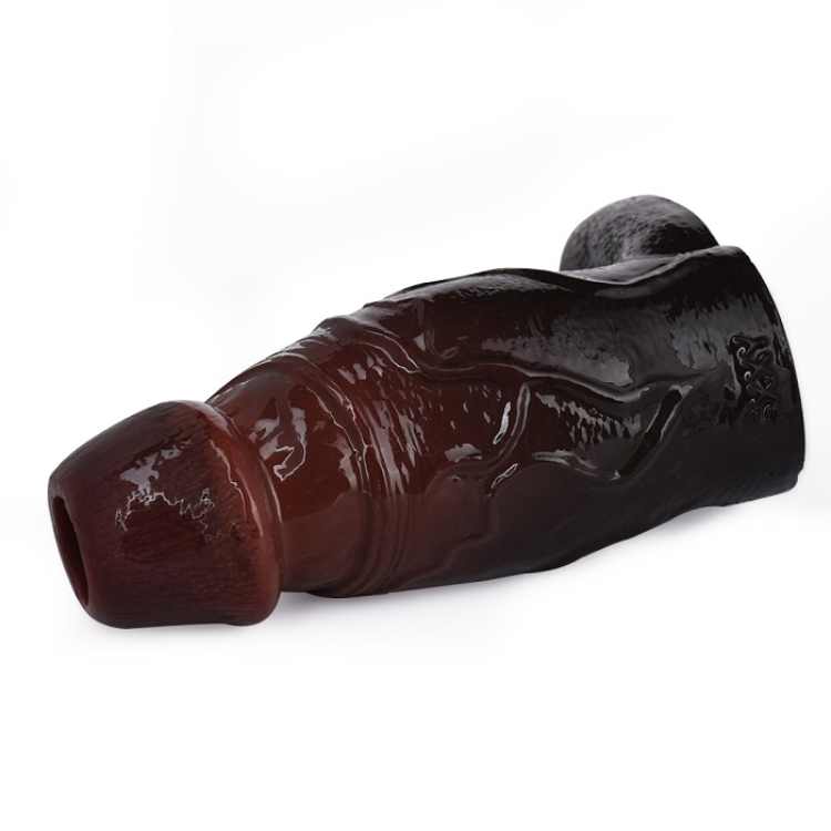 WATCH VIDEO Black Penis Sleeve- S8111 (Black) (USA PRICE)
