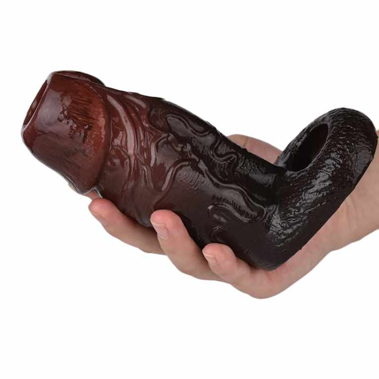 WATCH VIDEO Black Penis Sleeve- S8110 (Black) (USA PRICE)
