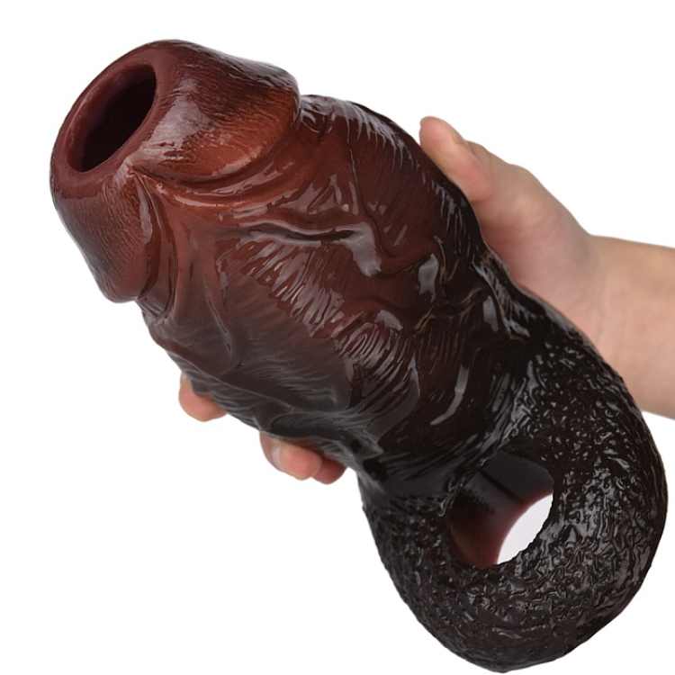 WATCH VIDEO Black Penis Sleeve- S8109 (Black) (USA PRICE)