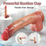 WATCH VIDEO - Sliding Foreskin Super Skin Realistic Dildo Harness Optional (Fast Free Shipping)