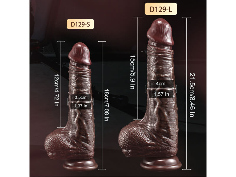 WATCH VIDEO, NEW Sliding Foreskin Super Skin Realistic Black Dildo