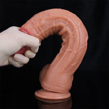 WATCH VIDEO, 3 Color 10 Inch Realistic Dildo Harness Optional