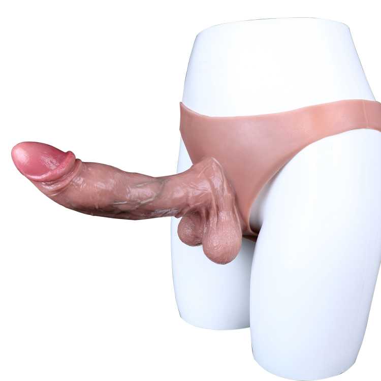 WATCH VIDEO - Hollow Strap on Dildo Model 8518R