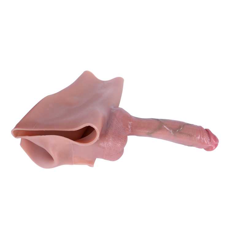 WATCH VIDEO - Hollow Strap on Dildo  Model 8514