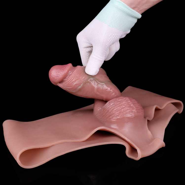 WATCH VIDEO - Hollow Strap on Dildo Model  8512-T