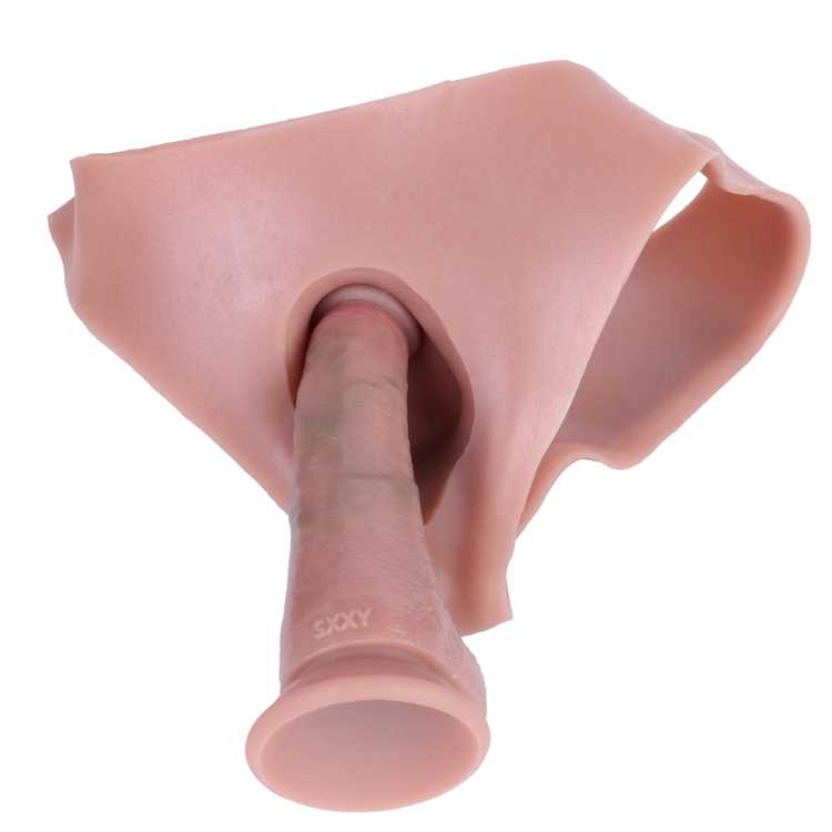 WATCH VIDEO - Hollow Strap on Dildo Model 8512-R
