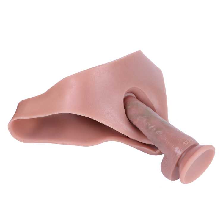 WATCH VIDEO - Hollow Strap on Dildo Model 8512-R