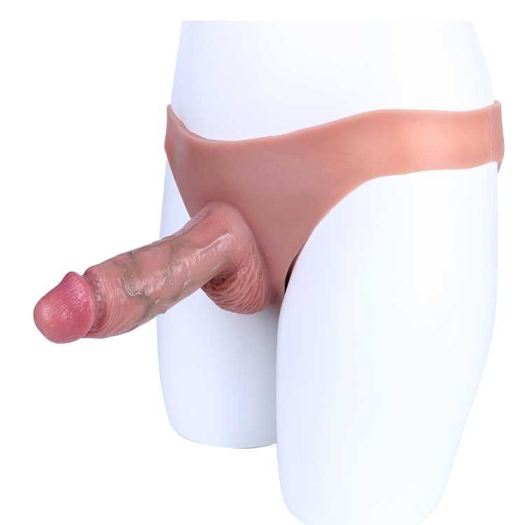 WATCH VIDEO - Hollow Strap on Dildo Model 8512-R