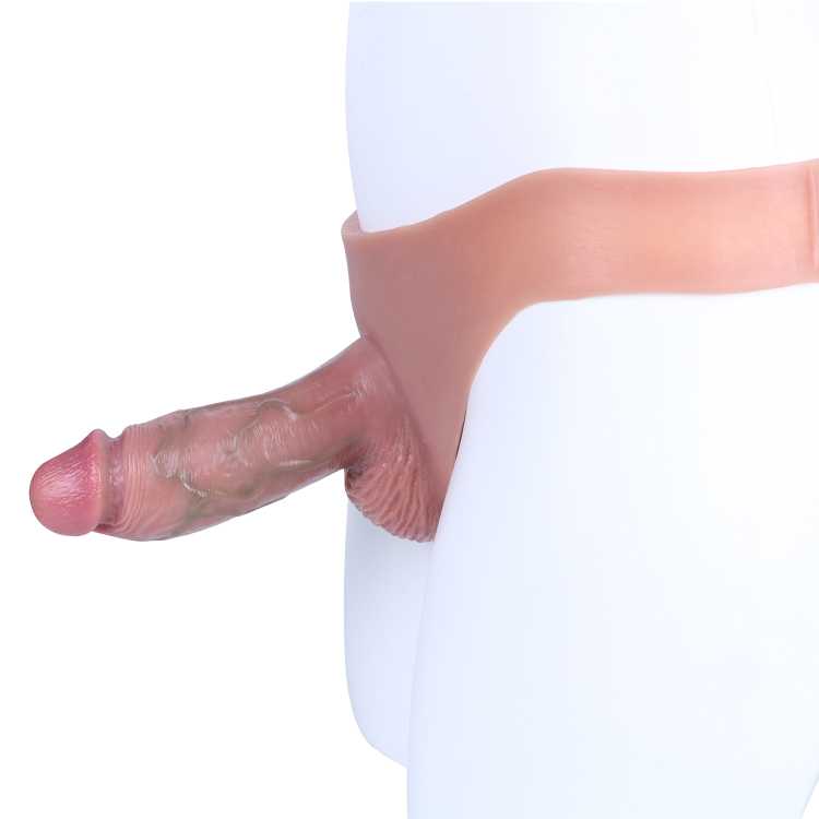 WATCH VIDEO - Hollow Strap on Dildo Model 8512-R