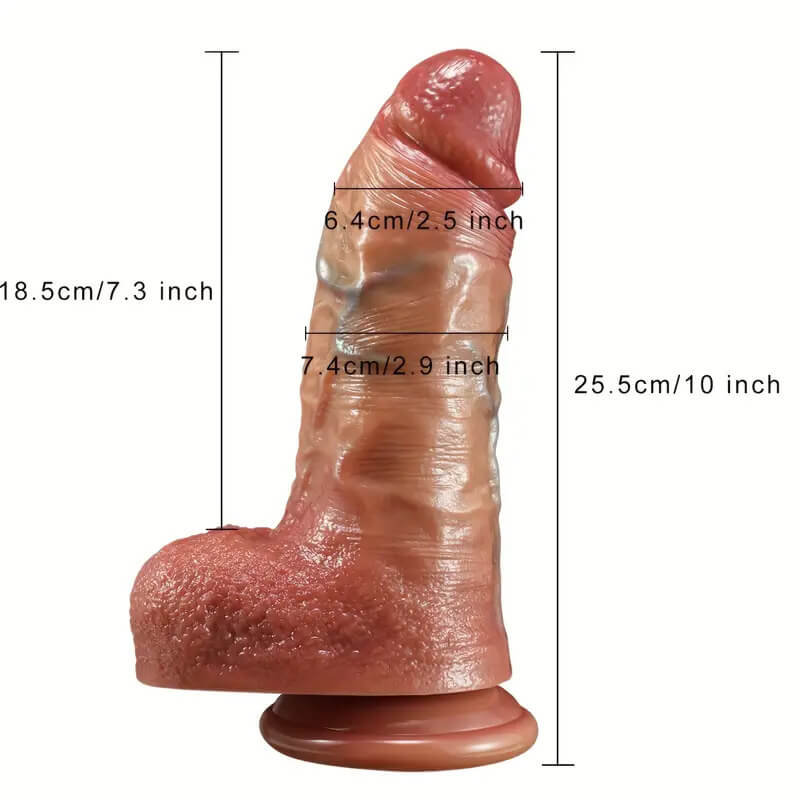 10 Inch Long 3 Inch Thick Huge Dildo, Realistic Dildos, Lifelike Silicone Dildo