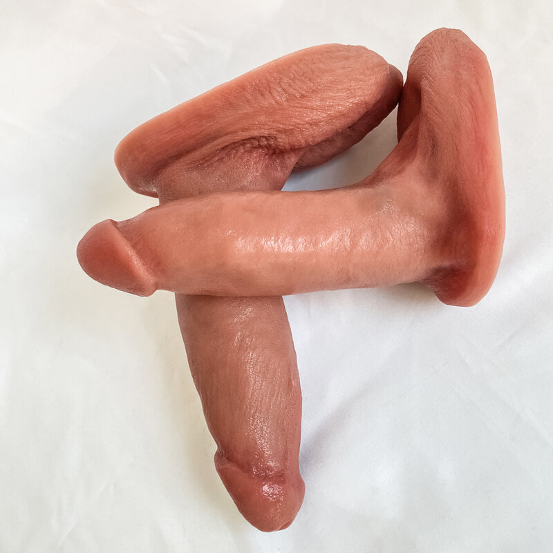 WATCH VIDEO Real Skin Realistic Lifelike Dildo - Original Suction Cup