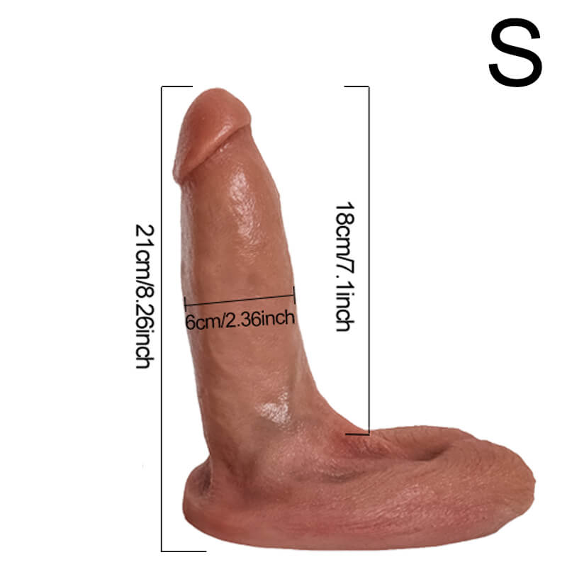 WATCH VIDEO Real Skin Realistic Lifelike Dildo - Original Suction Cup