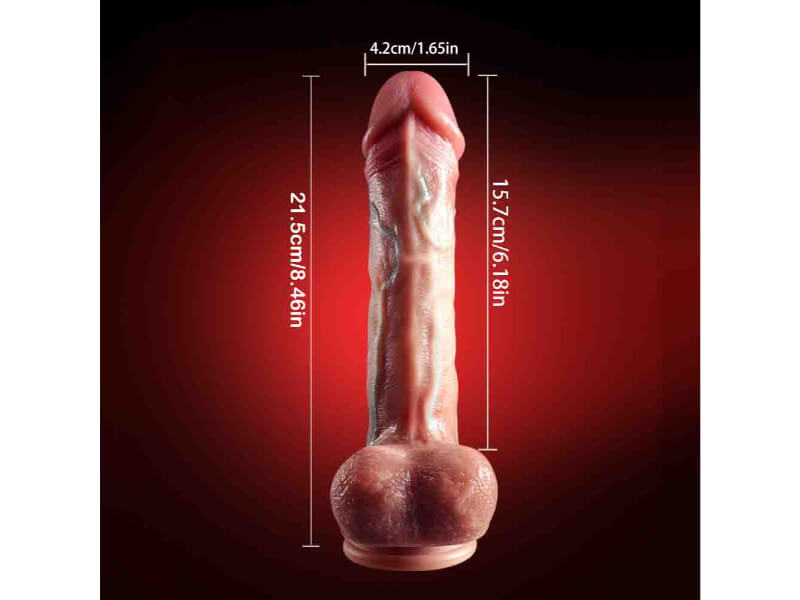 Soft Liquid Silicone Dildo, Realistic Dildos Feels Like Skin Lifelike Dildo (3-5 Days Mainland USA Delivery)