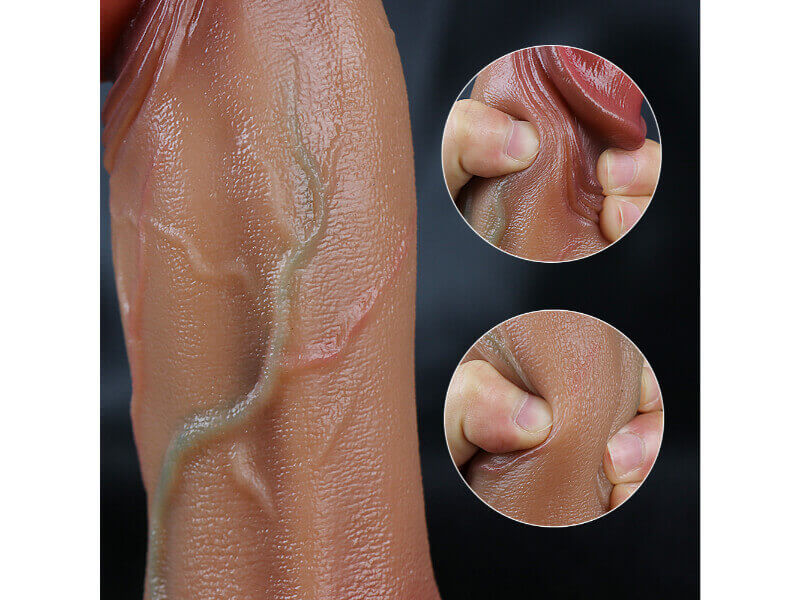 Soft Liquid Silicone Dildo, Realistic Dildos, Mushroom Head Dildo (USA PRICE)