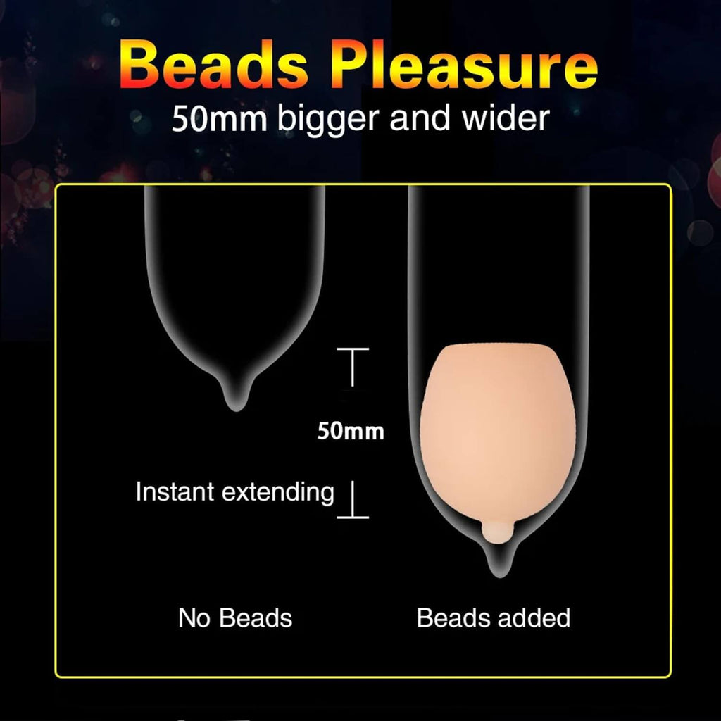 2 PCS Silicone Penis Extender Beads ( 3 Days USA Delivery )