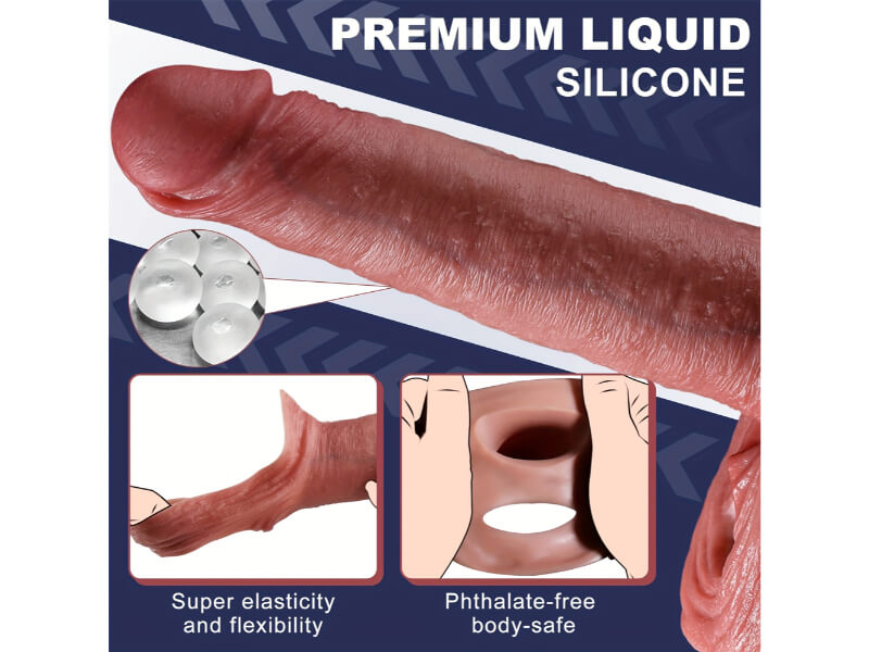 3 Size Realistic Penis Sleeve Penis Extender