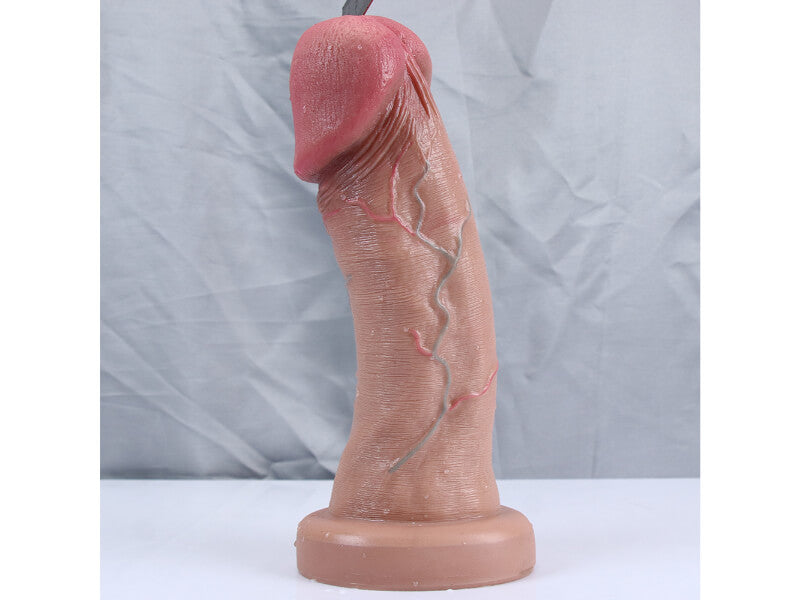 WATCH VIDEO, 3 Color 4 Size Soft Liquid Silicone Dildo, Realistic Dildos Feels Like Skin Huge Dildos