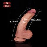 WATCH VIDEO - Realistic Texture Dildo - 6 Inches to 9.2 Inches Choose from