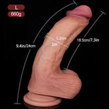 WATCH VIDEO - Realistic Texture Dildo - 6 Inches to 9.2 Inches Choose from