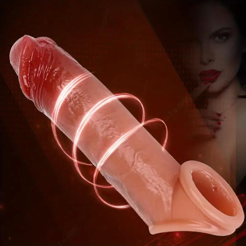 Realistic Penis Sleeve Penis Extender Cock Extender