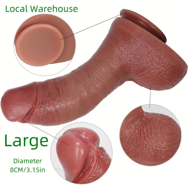 2024 - 3 Size  Liquid Silicone Dildo, Realistic Dildos Lifelike Dildos
