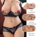 WATCH VIDEO - Half Body Sex Doll for  Men Male Masturbator Fake Pussy Vagina  ( Miah )