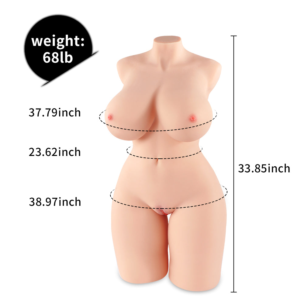 68 Lb Half Body Sex Doll Realistic Ass