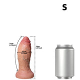 New 5 Size Real Skin Texture Dildos - Liquid Silicone Lifelike Dildo