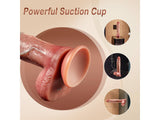 Thrusting Dildo Vibrating Realistic Penis Dildo with Remote Control Harness Optional (USA PRICE)