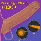 4 PCS Vibrating Penis Extender Sleeve Set Model S8005-AMZ  ( 3 Days USA Delivery )