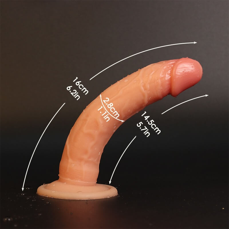 6.2 Inch Realistic Soft Dildo