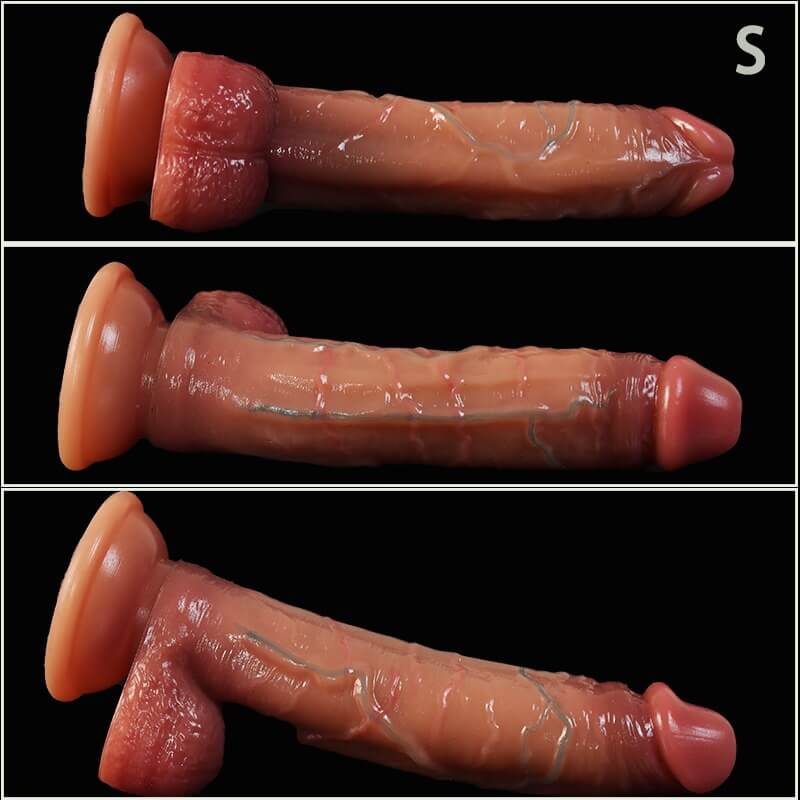 WATCH VIDEOS -  3 Size Lifelike Real Skin Dildos Choose From