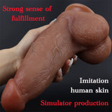 WATCH VIDEOS  -   9 Inch Thick - Realistic Texture Dildo