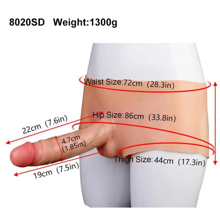 WATCH VIDEO Silicone Pegging Strap on Dildo for Women & Man Penis Pants