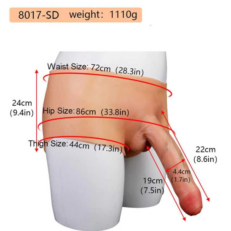 WATCH VIDEO - Solid Strap On Penis For Men Bondage Pants With Dildo