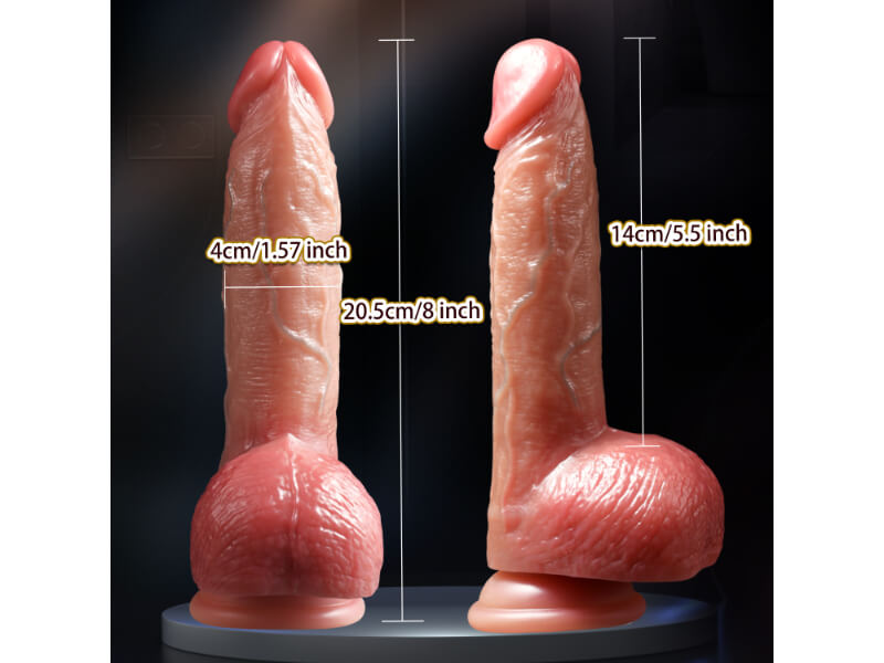 New Generation Ejaculating - Squirting Dildo + Sliding Dildo (Harness Optional)