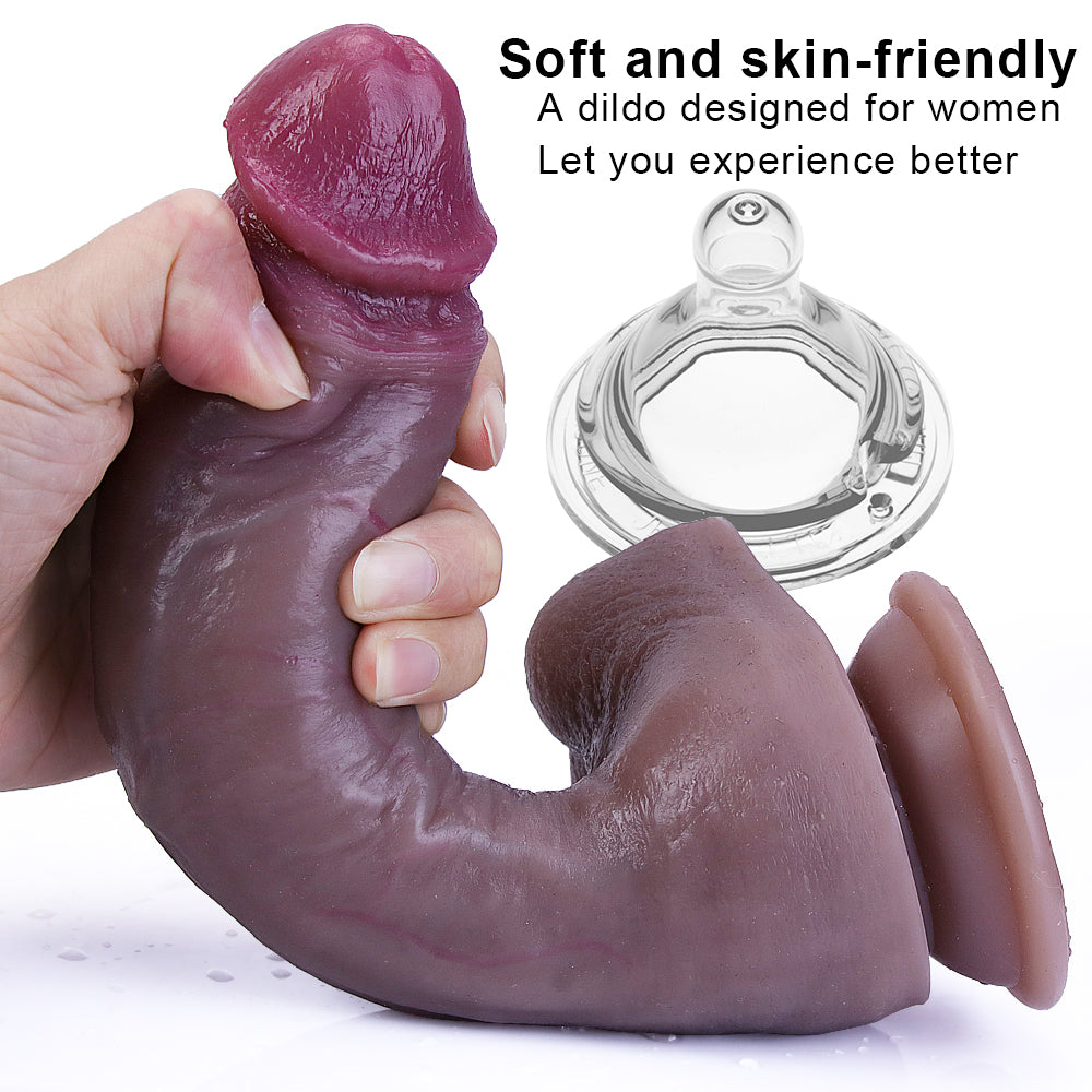 WATCH VIDEO, Beige, Brown & Black Realistic Huge Dildos (USA PRICE)