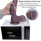 WATCH VIDEO, Beige, Brown & Black Realistic Huge Dildos (USA PRICE)