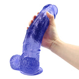 Huge  Realistic Lifelike Blue Dildo with Suction Cup