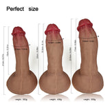 5- 9 inch Skin Feeling Soft Suction Cup Realistic Dildos