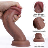 WATCH VIDEO, Mushroom Head Super Realistic Dildos (Harness Optional)