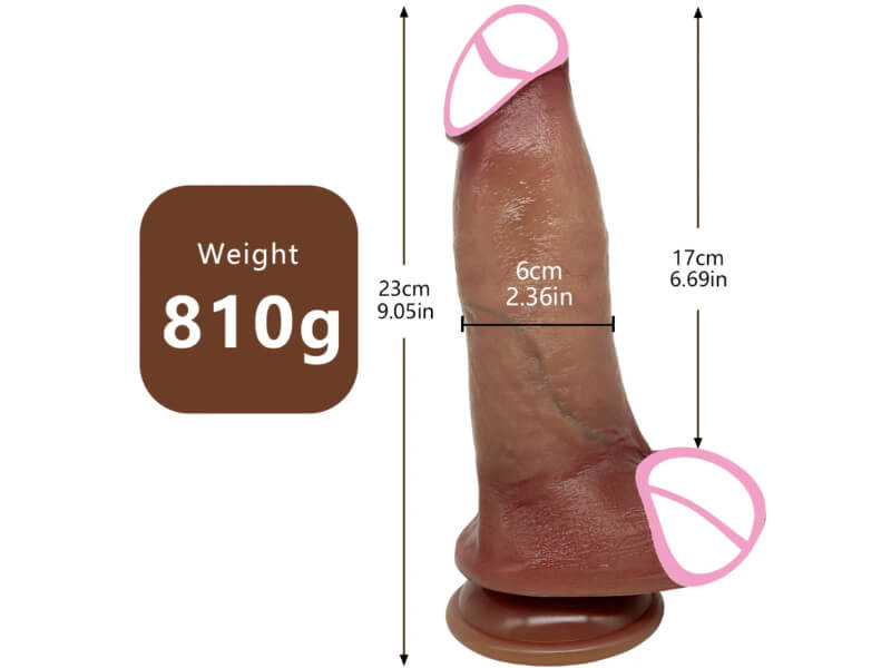 WATCH VIDEO, Lifelike Dildo, Realistic Dildo ( Harness Optional )