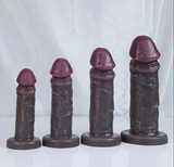 WATCH VIDEO, 2023 New Realistic Black Dildos Feels Like Real Skin Soft Liquid Silicone Dildo (Harness Optional)