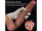 WATCH VIDEO, NEW 11 Inch Realistic Lifelike Dildo (Harness Optional)