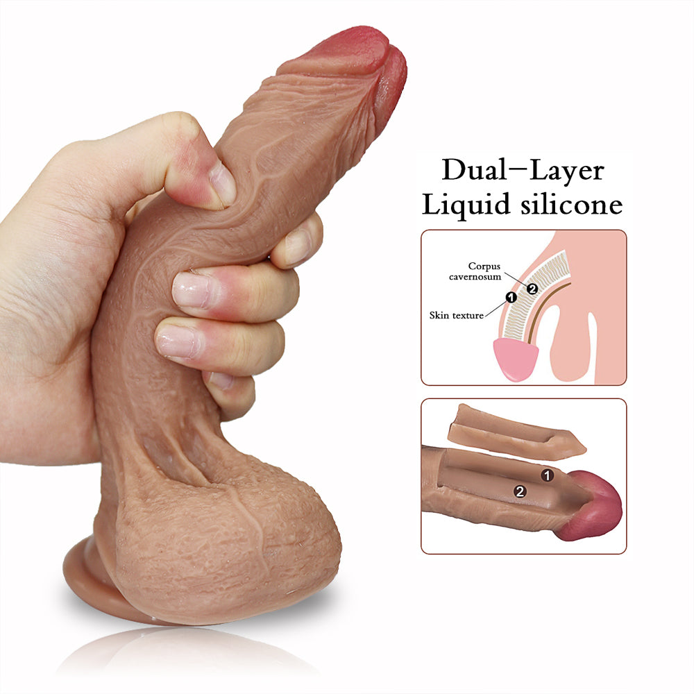 5 - 12 inch Realistic Dildo for Beginners