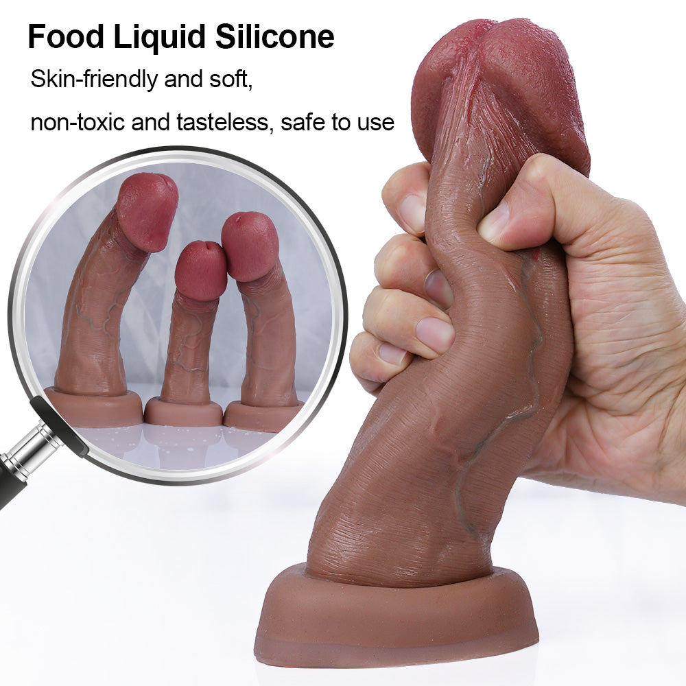 WATCH VIDEO, Mushroom Head Super Realistic Strap-On Dildos (USA PRICE)