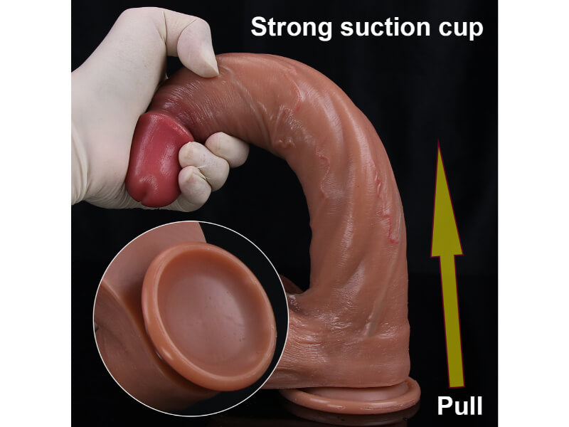 WATCH VIDEO, NEW 11 Inch Realistic Lifelike Dildo (Harness Optional)