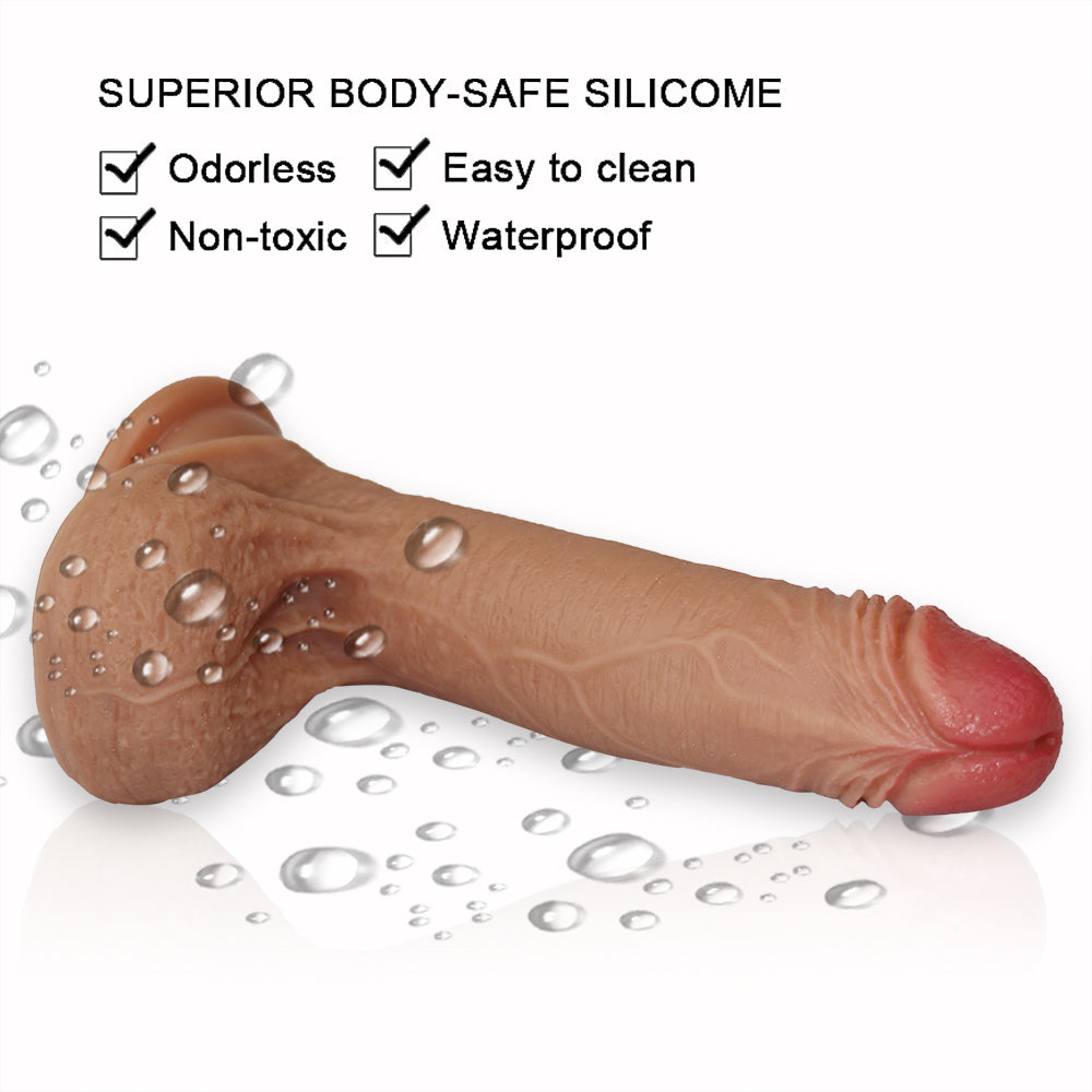 5 - 12 inch Realistic Dildo for Beginners