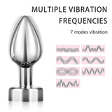 Anal Plug With 7 Vibration Mode, Anal Toy For Woman-Men Prostate Massager Sex Toys